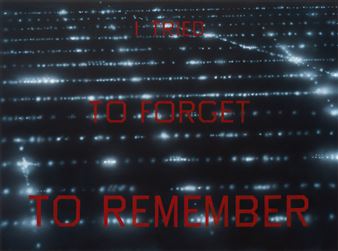 I Tried to Forget to Remember - Ed Ruscha