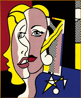 FEMALE HEAD - Roy Lichtenstein