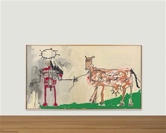 The Field Next to the Other Road - Jean-Michel Basquiat