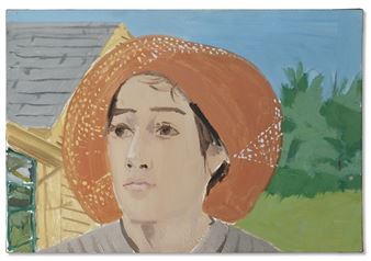 Orange Hat I - Alex Katz