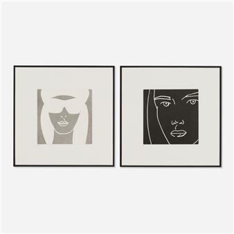 Untitled #12; Untitled #22 (two works from the Gloria portfolio