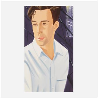 White Shirt (Vincent 1) (from the White Shirt portfolio - Alex Katz