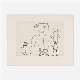 Untitled (Santa Claus X) - Alexander Calder