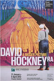 David Hockney (England, 1937 - ), Royal Academy of Arts: A Bigger Picture Exhibition Poster