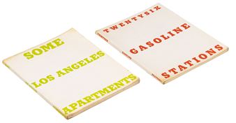 Ed Ruscha (American, B. 1937) Artist Books 1965; 1969, Some Los Angeles Apartments; Twentysix Gasoline Stations&quot;, 2 Books H 7&quot; W 5.5&quot; 2 pcs - Ed Ruscha