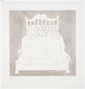 9Louise Bourgeois (1911-2010)Metamorfosis (MoMA 494B)Etching