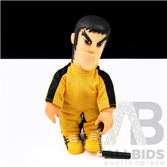 Rare Bruce Lee Vinyl Figure by Hero Productions Game of Death (GOD) Michael Lau - Michael Lau