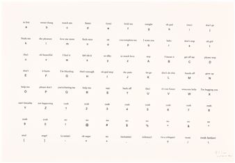 Sexual Healing/Shift for Harassment), from Alternumerics - Paul Chan