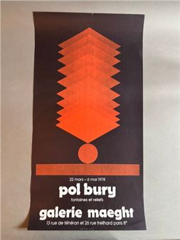 POL BURY. 2 POSTERS