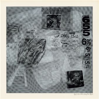 Surface Series from Currents - Robert Rauschenberg