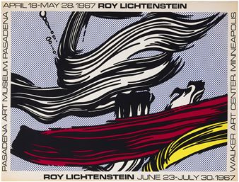 ROY LICHTENSTEIN  Pasadena Art Museum / Walker Art Center Minneapolis 1967 - Roy Lichtenstein