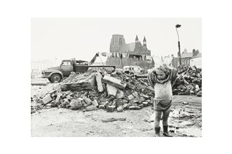 TODDLER IN A DEMOLITION SITE - Shirley Baker