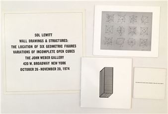 Sol LEWITT (1928-2007). 4 plates, various formats, including - Lot 401 - Sol LeWitt