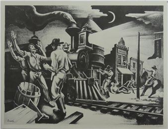 JESSE JAMES - Thomas Hart Benton‏