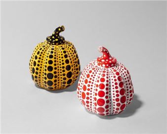 Yellow Pumpkin” / ”Red Pumpkin - Yayoi Kusama