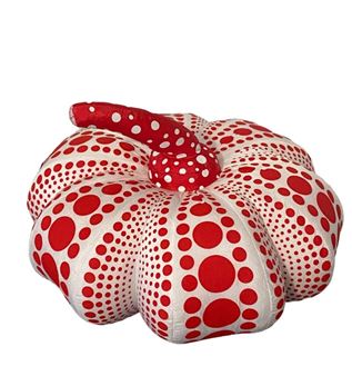 Yayoi Kusama - Plush Pumpkin White (Dots Obsession