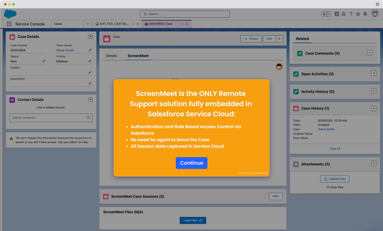 ScreenMeet Remote Support for Salesforce